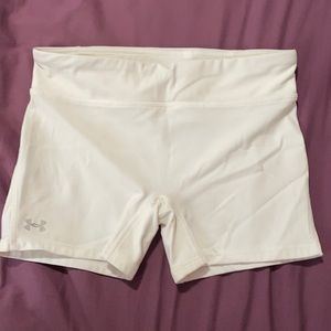 White Underarmour Spandex